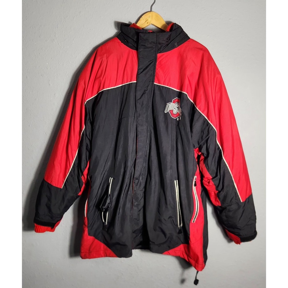 Ohio State Buckeyes Collegiate Puffer Coat Men's Size XL